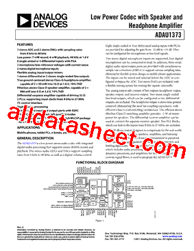 ADAU1373型号图片