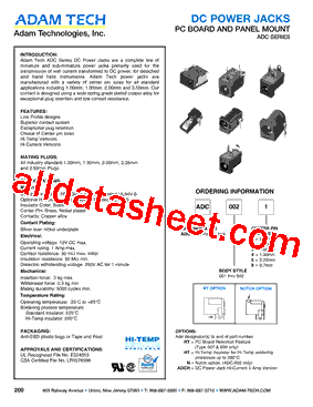 ADC0015型号图片