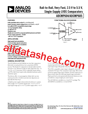 ADCMP605BCPZ-R71型号图片