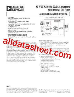 ADDC02803SCKV型号图片