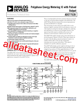ADE7752BARW型号图片
