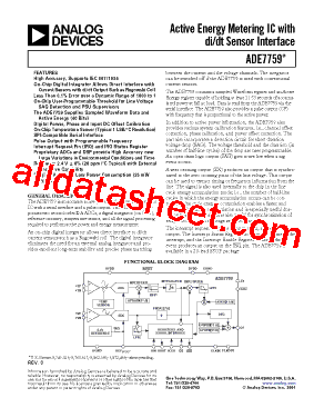 ADE7759ARSRL型号图片