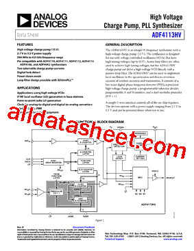 ADF4113HVBCPZ-RL7型号图片