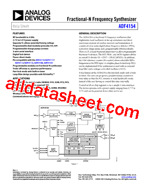 ADF4154BRU-REEL型号图片