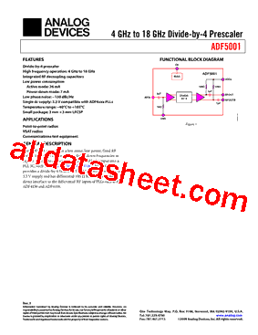 ADF5001BCPZ-RL7型号图片