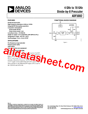 ADF5002BCPZ-RL7型号图片