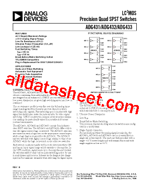 ADG433BR型号图片