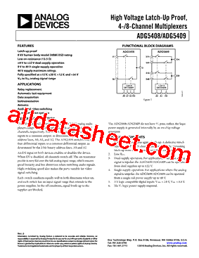 ADG5409BCPZ-REEL7型号图片