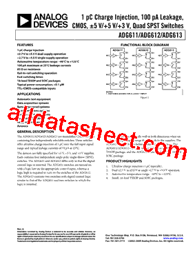 ADG612YRUZ-REEL1型号图片