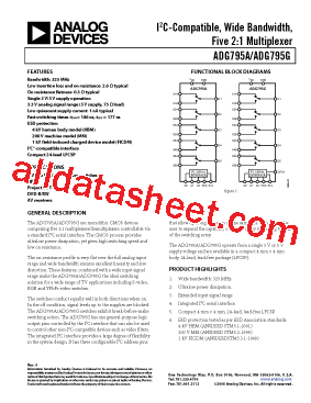 ADG795GCCPZ-REEL型号图片