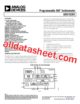 ADIS16203/PCBZ型号图片