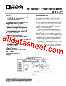 ADIS16407PCBZ型号图片