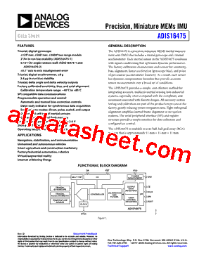 ADIS16475-3型号图片