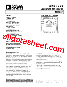 ADL5387-EVALZ1型号图片