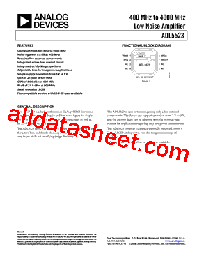 ADL5523ACPZ-R7型号图片