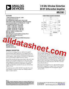 ADL5561ACPZ-R7型号图片