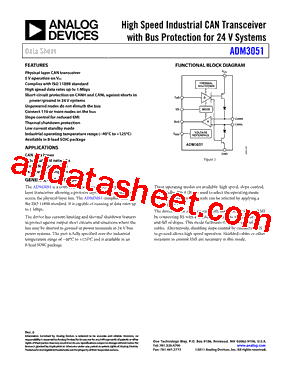 ADM3051CRZ-RL7型号图片