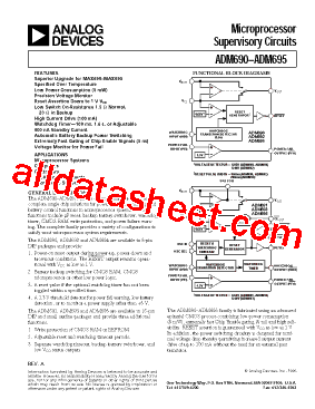 ADM690AQ型号图片