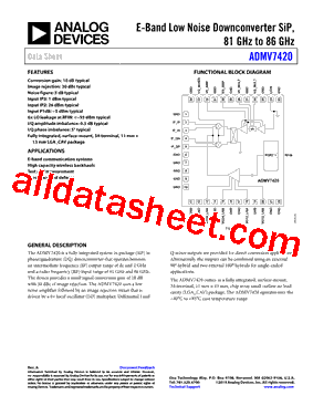 ADMV7420BCEZ型号图片