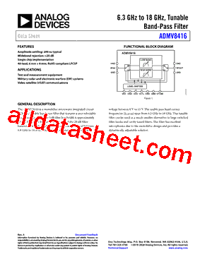 ADMV8416ACPZ-R5型号图片