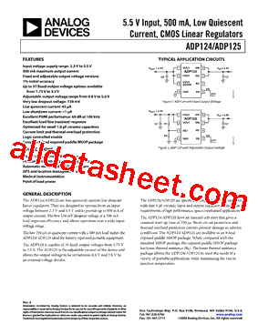 ADP124ACPZ-3.0-R7型号图片