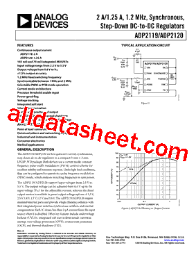 ADP2119ACPZ-2.5-R7型号图片