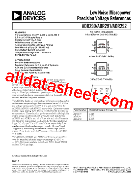 ADR291ER-REEL型号图片