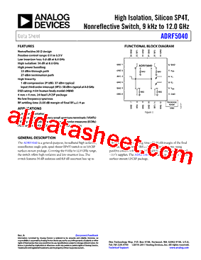 ADRF5040BCPZ型号图片