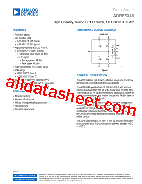 ADRF5345BCCZN-R7型号图片