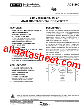 ADS1100A2IDBVT型号图片