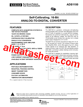 ADS1100A3IDBVRG4型号图片