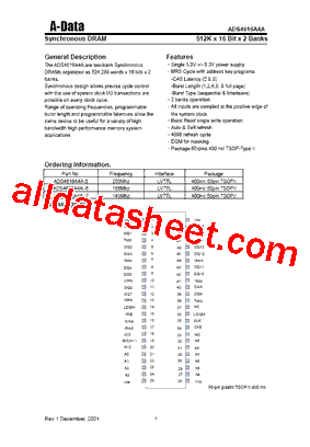 ADS4616A4A-7型号图片