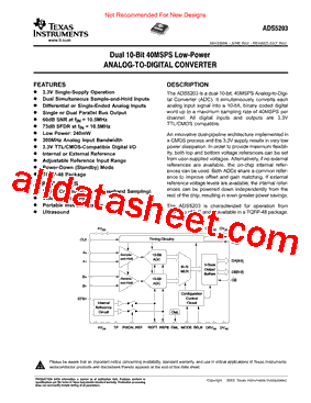 ADS5203IPFBG4型号图片