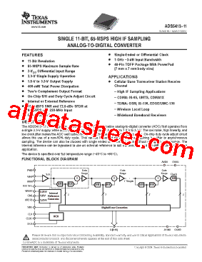 ADS5413-11型号图片