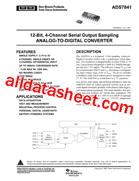 ADS7841EB2K5G4型号图片