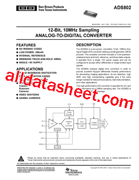 ADS802UG4型号图片