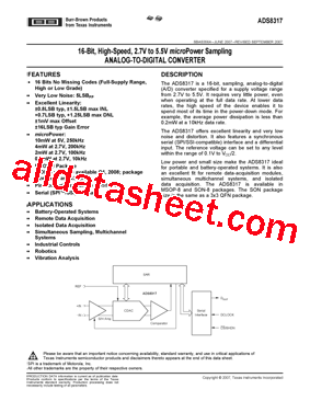 ADS8317I3型号图片