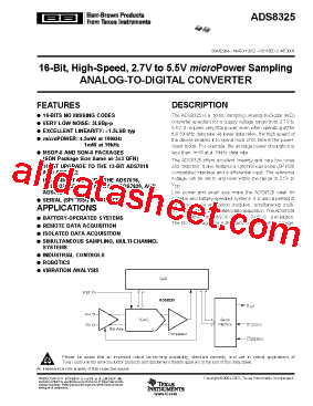 ADS8325IDGKT型号图片