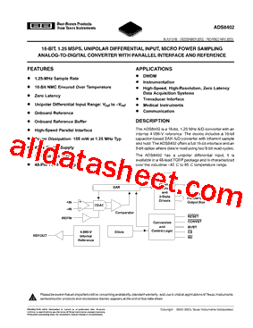 ADS8402型号图片