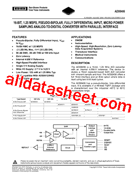 ADS8406IBPFBTG4型号图片