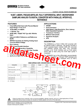 ADS8422IBPFBTG4型号图片