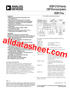 ADSP-2103KP-40型号图片