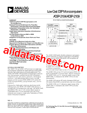 ADSP-2104_15型号图片