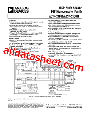 ADSP-21061LKS-160型号图片