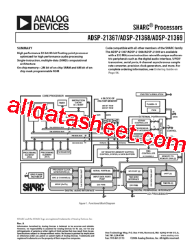 ADSP-21369KSZ-1A型号图片