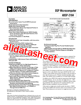 ADSP-2184_15型号图片