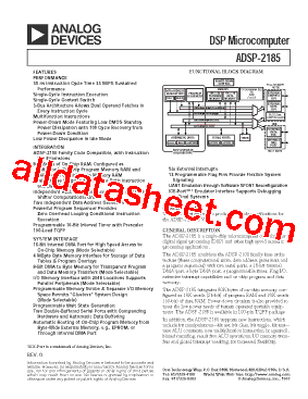 ADSP-2185BST-115型号图片