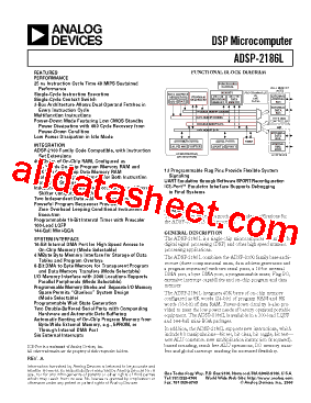 ADSP-2186LBST-133型号图片