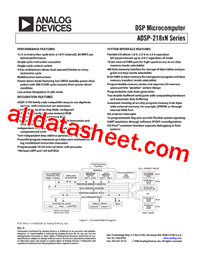 ADSP-2187NBSTZ-320型号图片