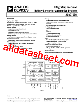 ADUC7039BCP6Z型号图片